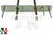 ТЭН духовки 322421 1400w 'Sahterm' (L381*366mm, фланец:151*24mm), зам,480121104179