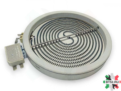 Конфорка стеклокер. 390174 D=200/1800W,зам. COK060UN,  MC0518Yw  480121101516, 481231018889,390174