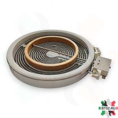 Электроконфорка 377912 2х-зонная D200/175mm 1700/700W Whirlpool 481281718742 C00525921 