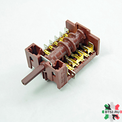 Переключатель COK339UN духовки 8506011 5-поз. Шток-23mm