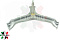 Крестовина с/м COD072 Zanussi,зам.SPD011ZN,50239964005, 1240259125, 50239967